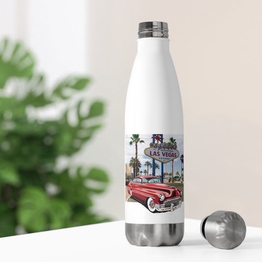 Buick 1950s Vintage Car Insulated Water Bottle - Eco-Friendly Stainless Steel for Retro Lovers 20oz