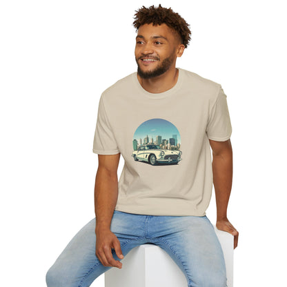 Chevrolet Corvette Unisex T-Shirt - American Legend of the 50s Sand