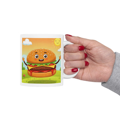 The All-American Dream | Street Foods Hamburger Ceramic Mug