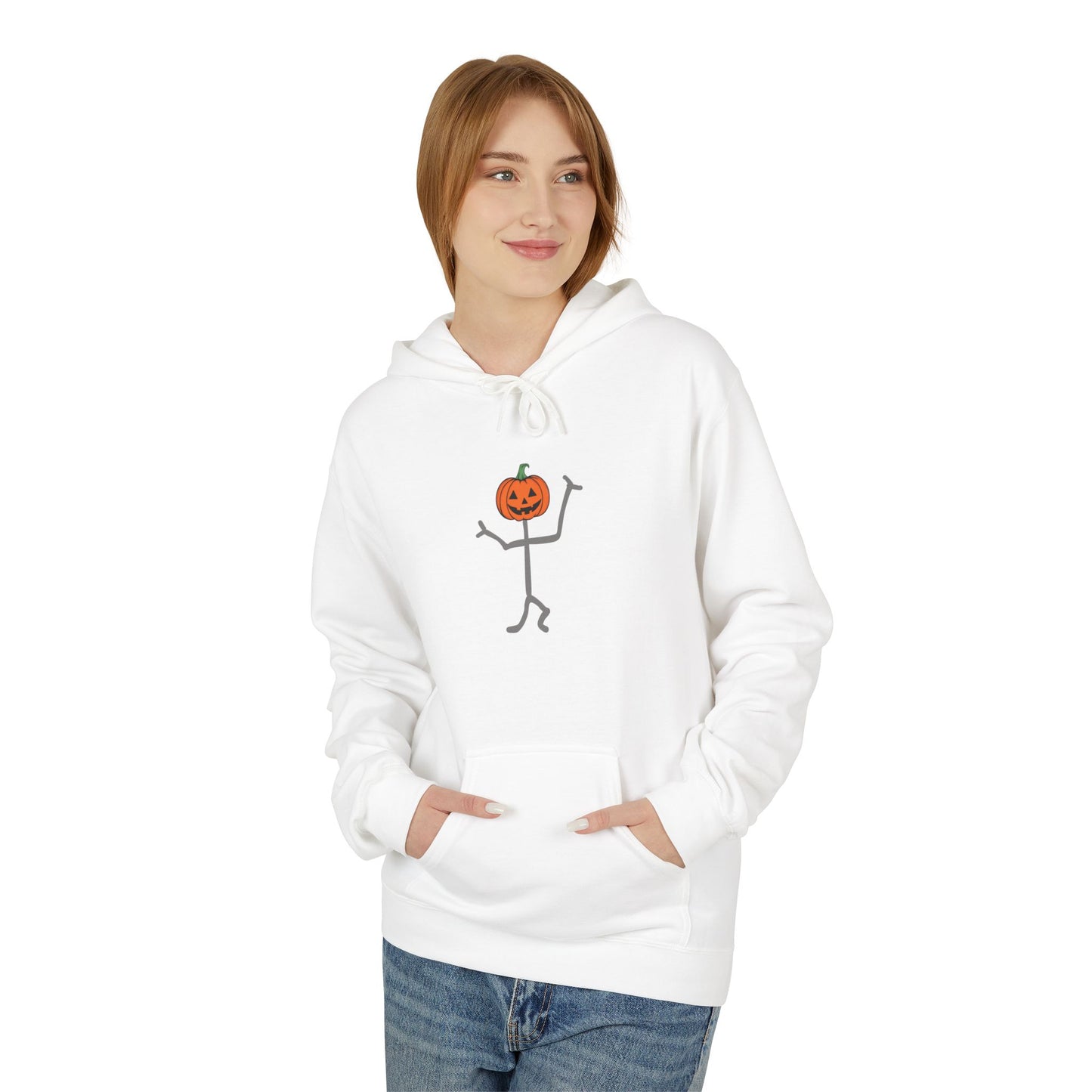 Unisex Midweight Softstyle Fleece Hoodie - Halloween thin man