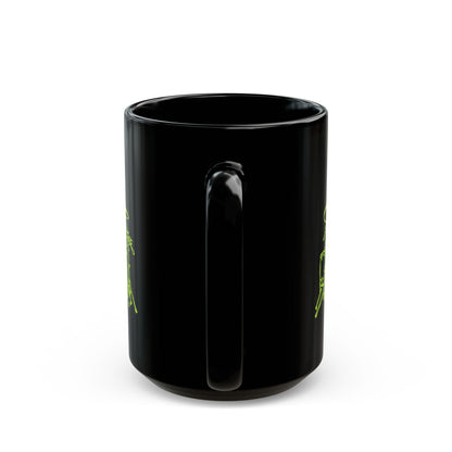 Metal Skeleton Drummer Fluo Mug - Unleash Your Inner Rock Star