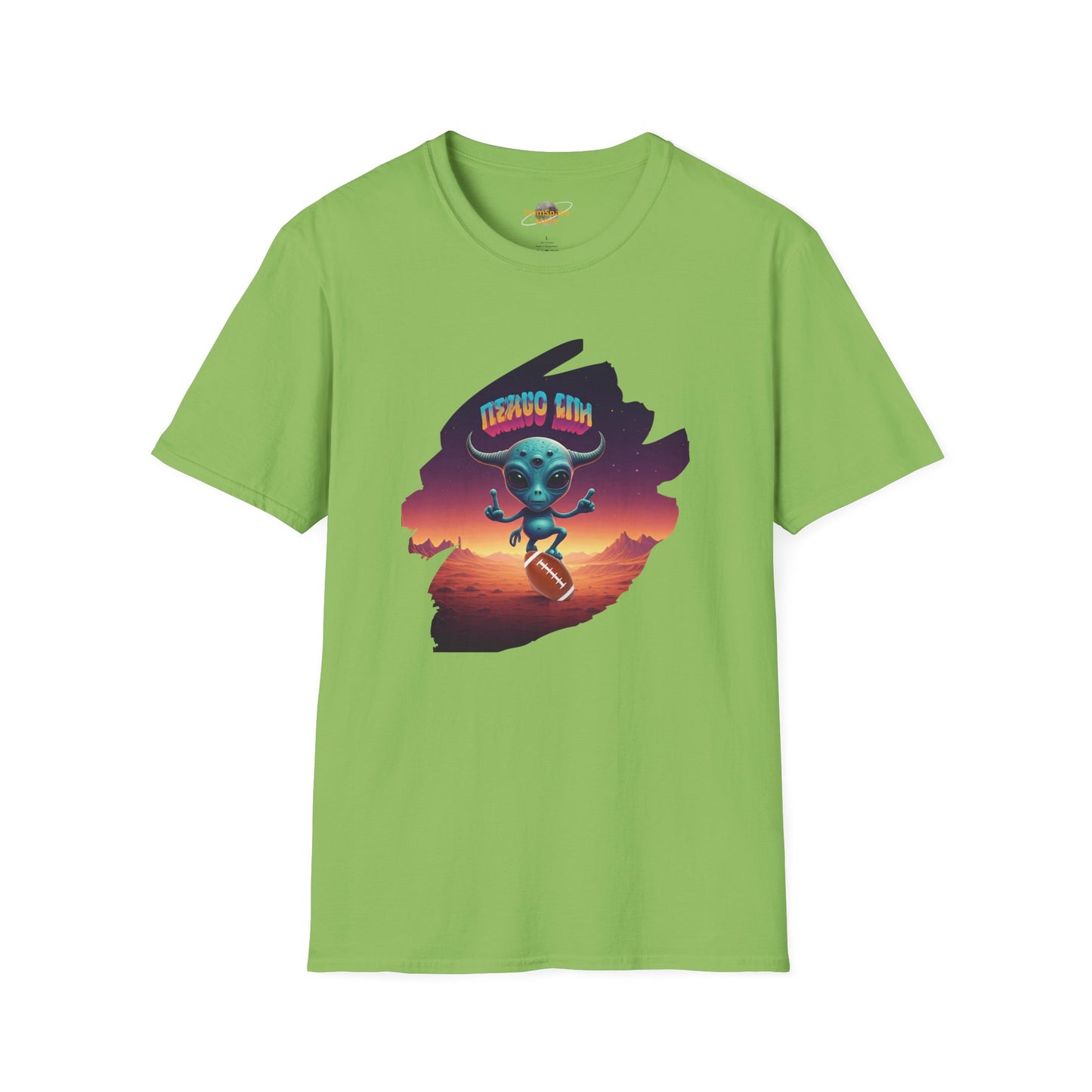 Headline: Get the "Alien Football Player" Unisex T-Shirt: The Ultimate UFO Vibes Tee