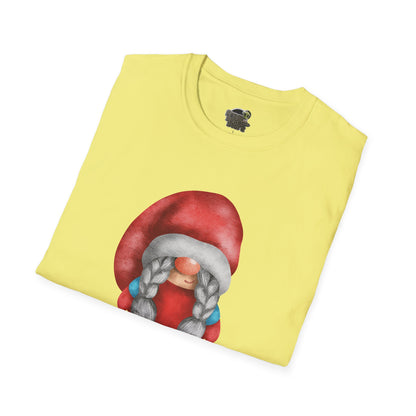 Cute Gnome T-shirt | Soft and Comfy Cotton Tee for Women | Perfect for Casual Wear | Unique Gift Idea | Gnome Lovers