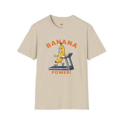 Banana Power t-shirt: Funny Fruit Workout Tee