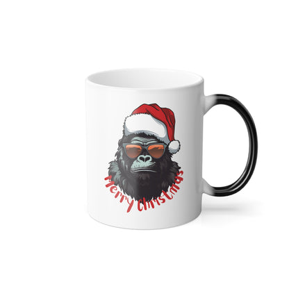 Edgy Heat-Reactive "Merry Christmas" Coffee Cup