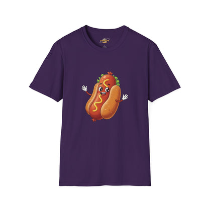 The Mustard Maestro – Classic Hotdog Graphic Tee
