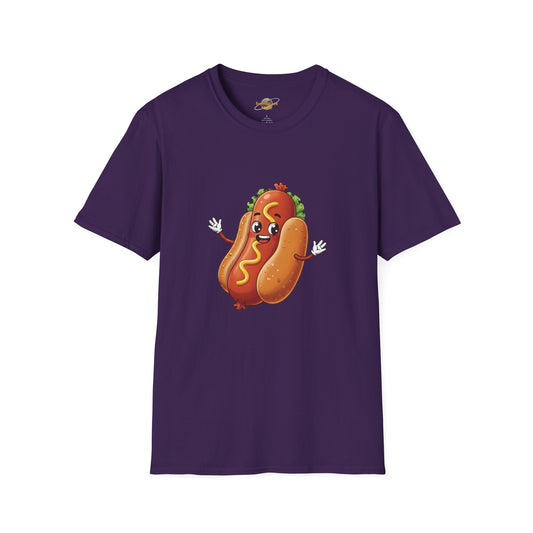 The Mustard Maestro – Classic Hotdog Graphic Tee