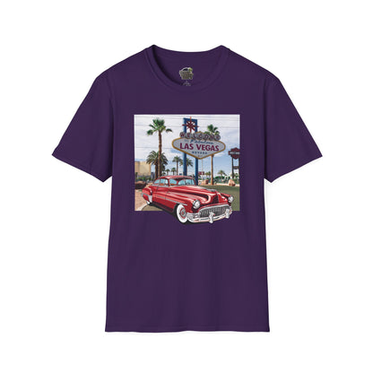 Buick 1950s Unisex T-Shirt - Vintage American Car Tee Purple
