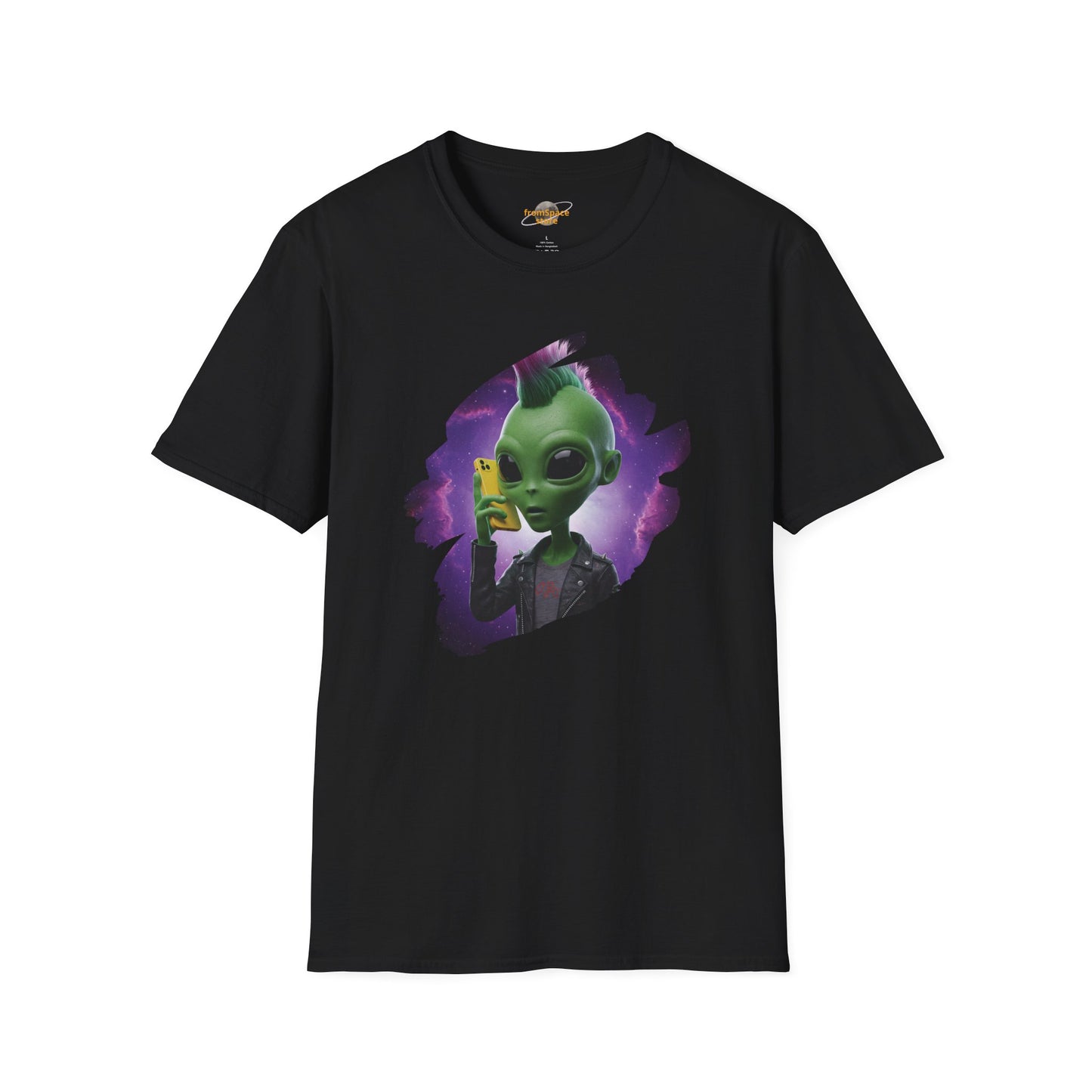 Alien Punk Sci-Fi Streetwear Tee - Cyberpunk Graphic Shirt