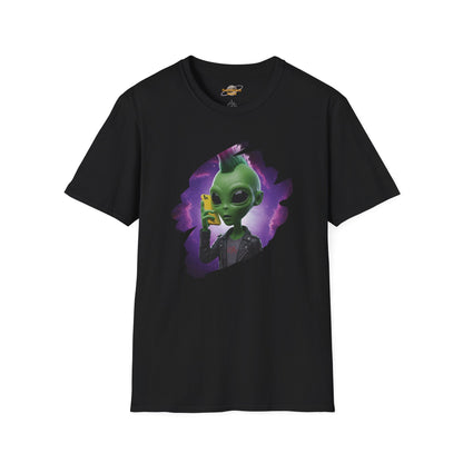 Alien Punk Sci-Fi Streetwear Tee - Cyberpunk Graphic Shirt