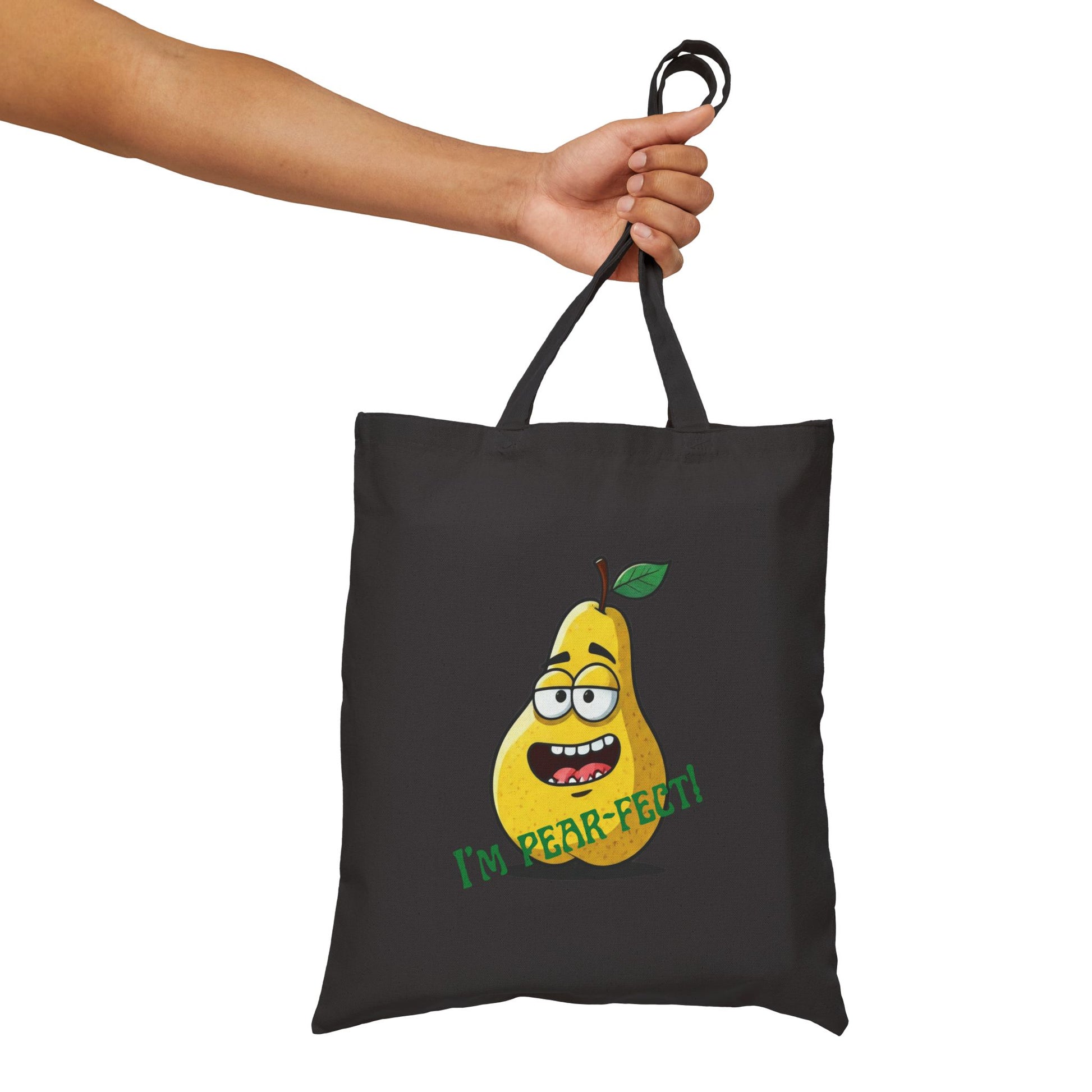 I'm Pear-fect Tote Bag: Funny Narcissistic Fruit Bag