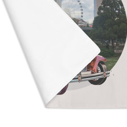 The Timeless Voyager: Antique Carriage Cotton Placemat