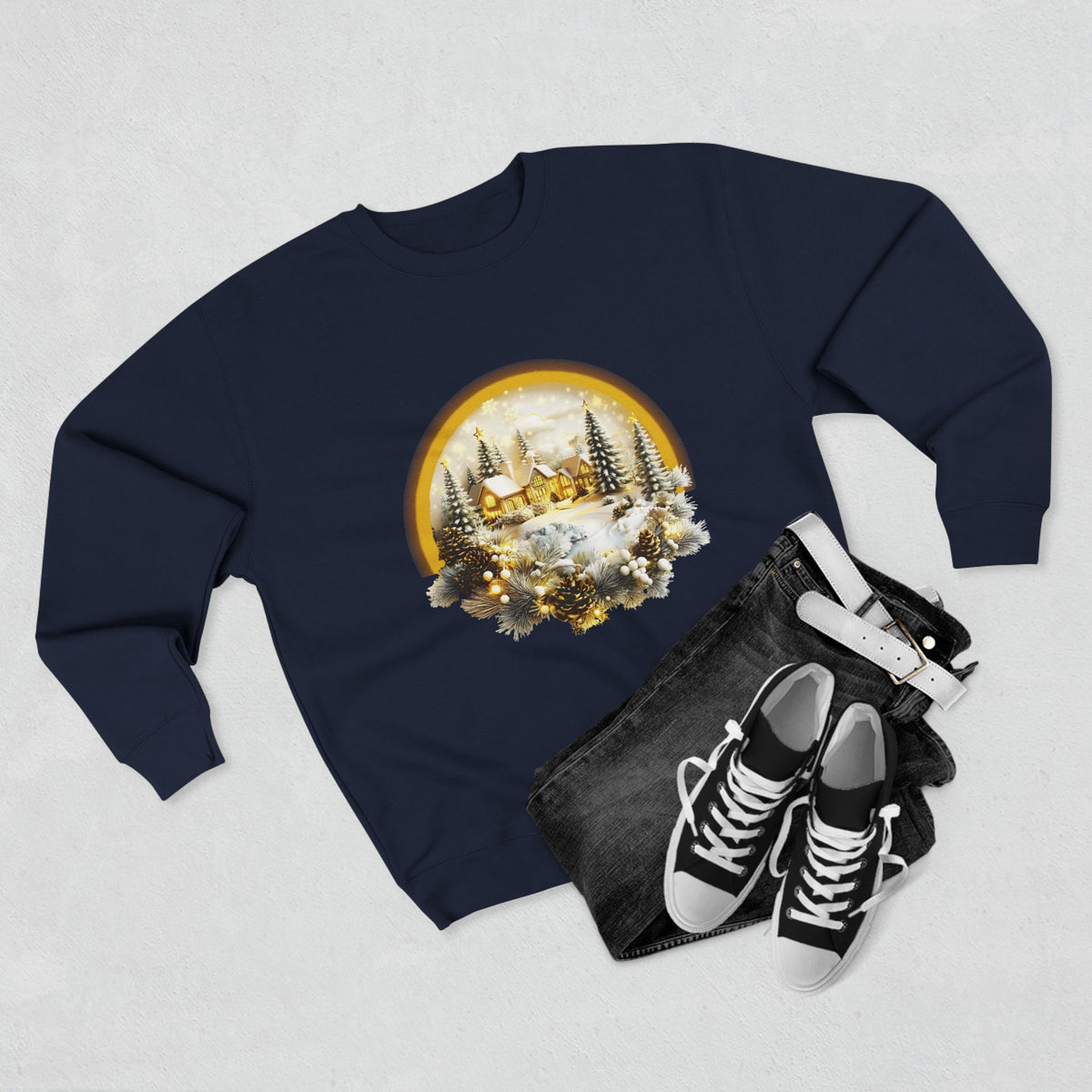 Copy of Unisex Crewneck Sweatshirt - snowman design