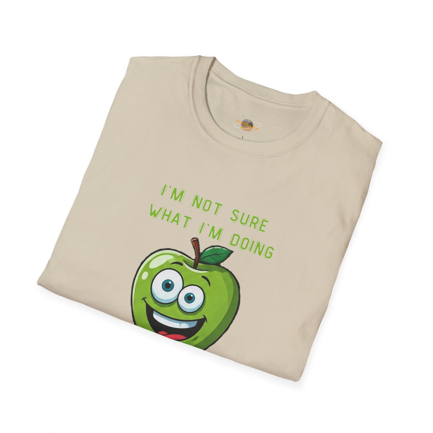 Apple-El t-shirt: Funny Smiling Apple Positive Tee