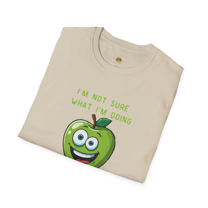 Apple-El t-shirt: Funny Smiling Apple Positive Tee
