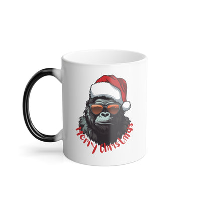 Edgy Heat-Reactive "Merry Christmas" Coffee Cup