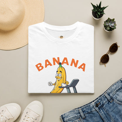 Banana Power t-shirt: Funny Fruit Workout Tee