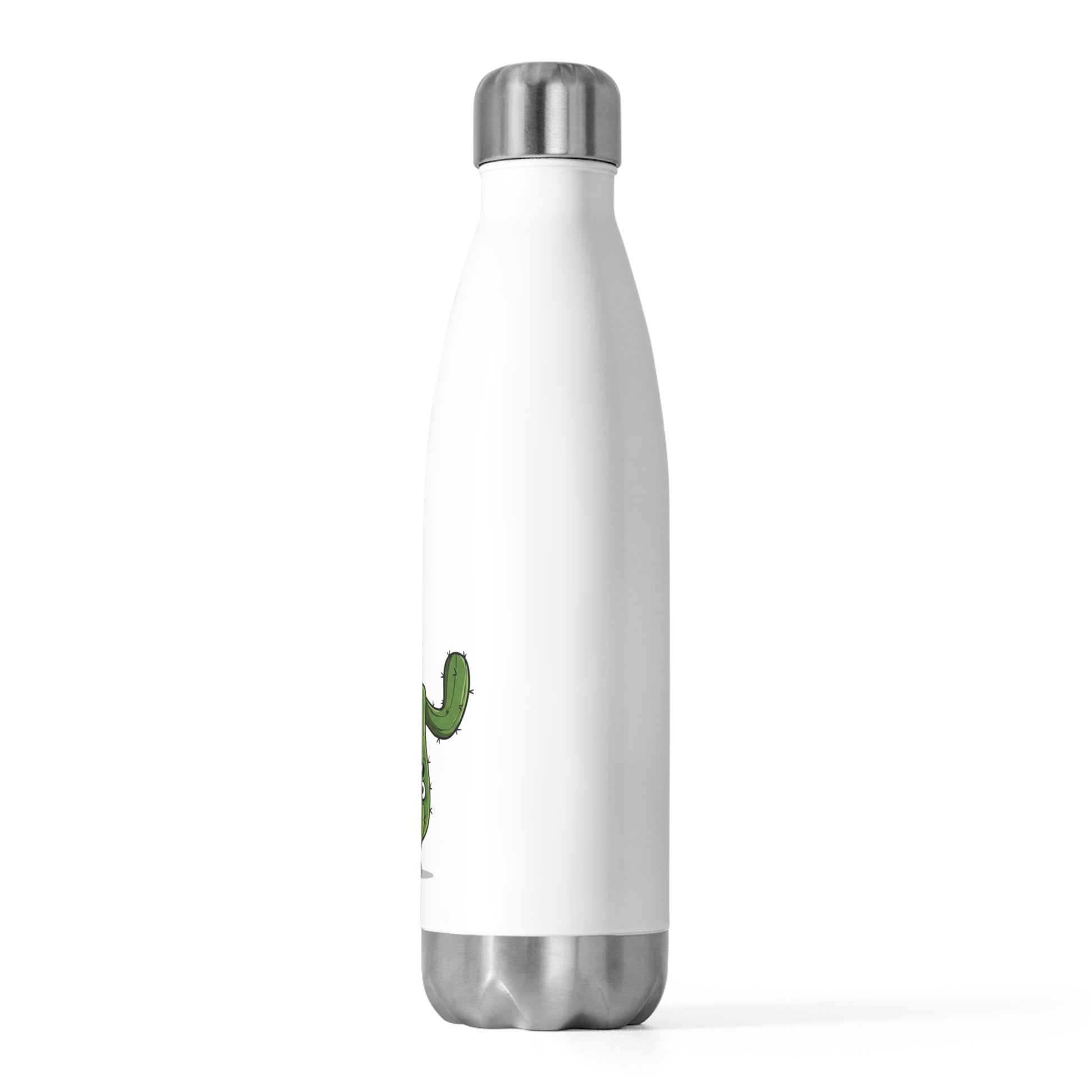 Upside Down Cactus Water Bottle - Stylish & Eco-Friendly 20oz Insulated Stainless Steel