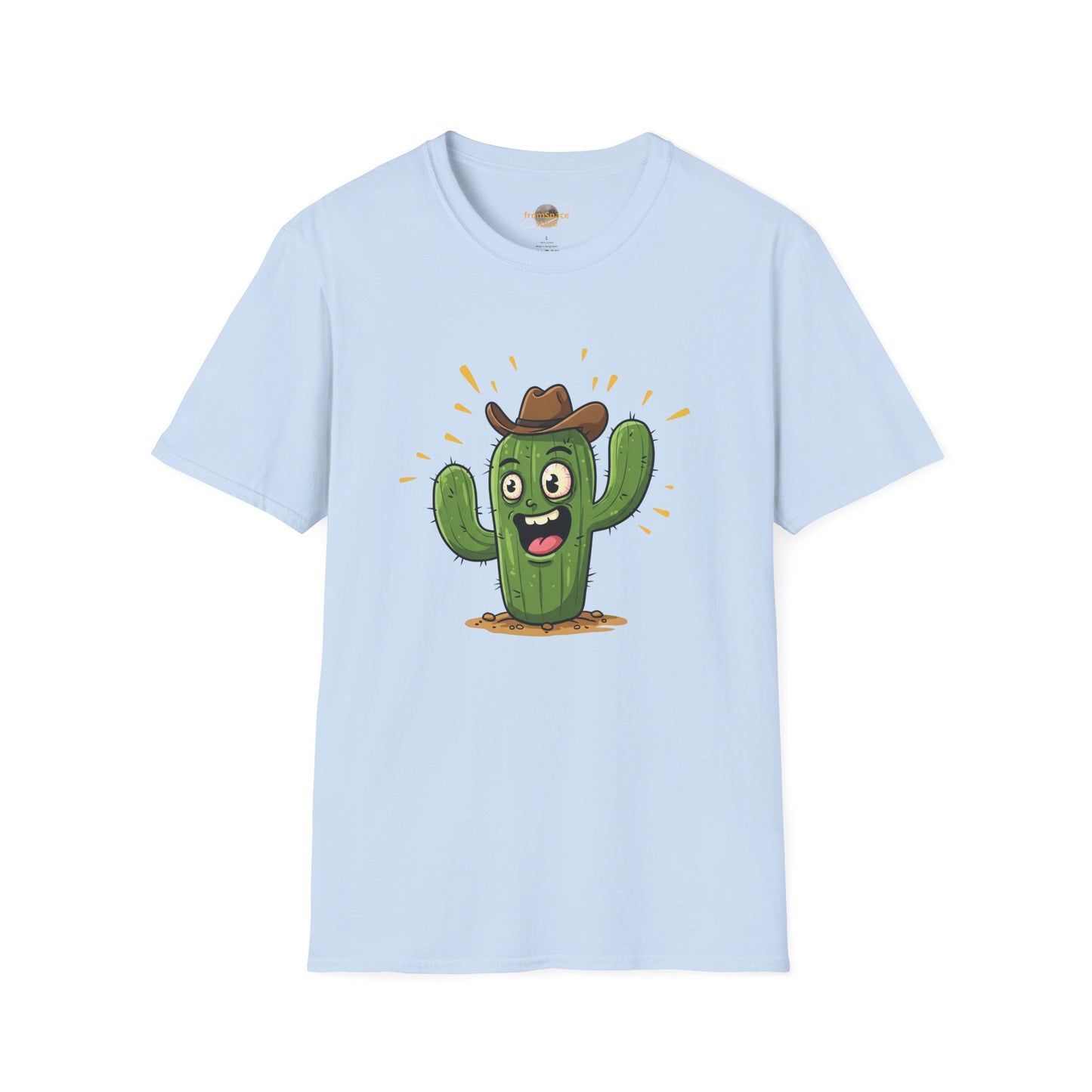 Cactus Mania T-Shirt: Yeehaw! Funny Cowboy Cactus Tee | Organic Cotton Unisex Shirt