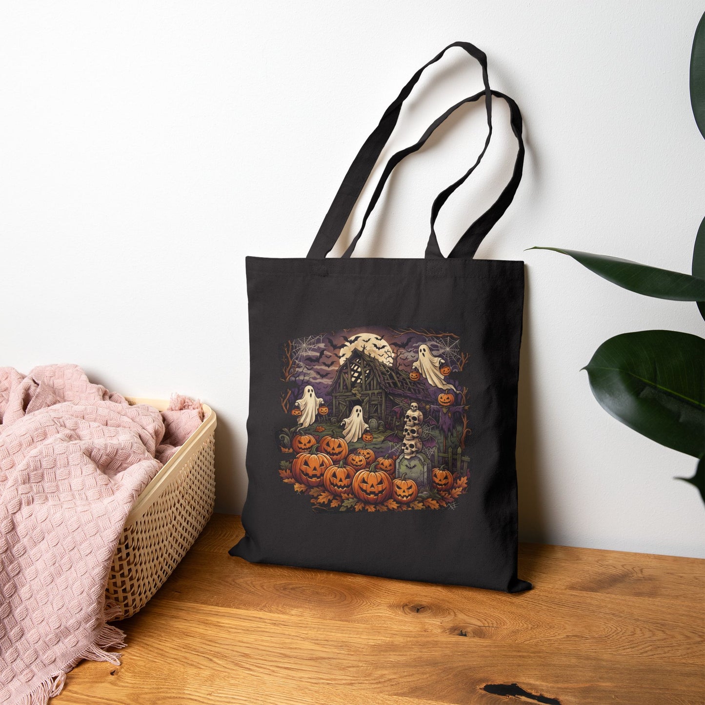 Halloween Art Horror Tote Bag