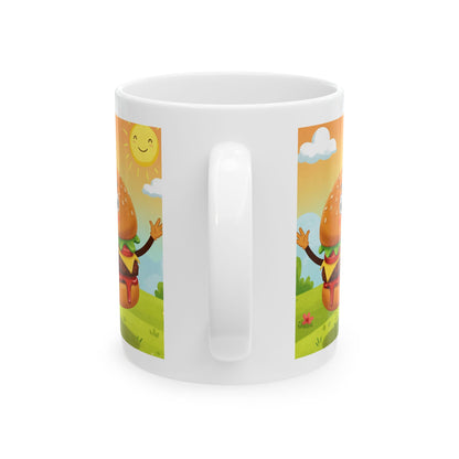 The All-American Dream | Street Foods Hamburger Ceramic Mug