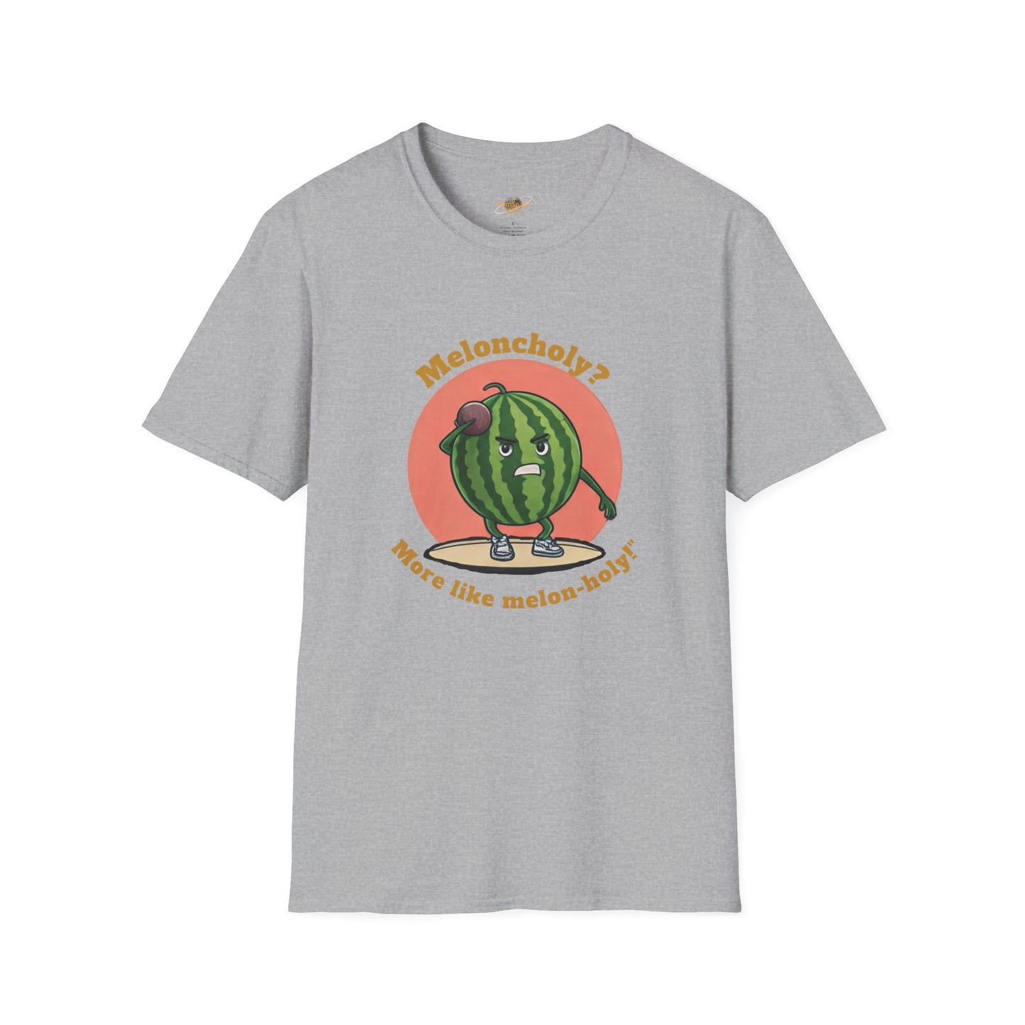 Melon-Holy t-shirt: Funny Watermelon Shot Put Tee