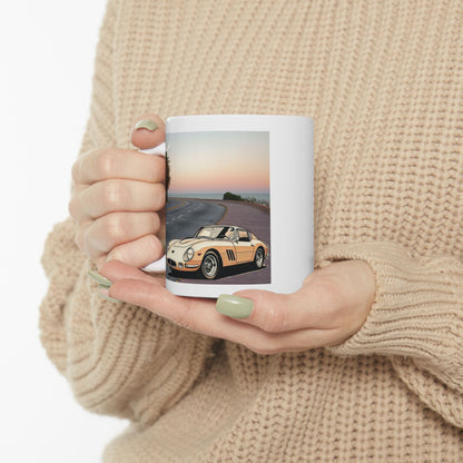 Ferrari 275 GTB Vintage Mug - A Classic Car Lover's Dream Coffee Cup