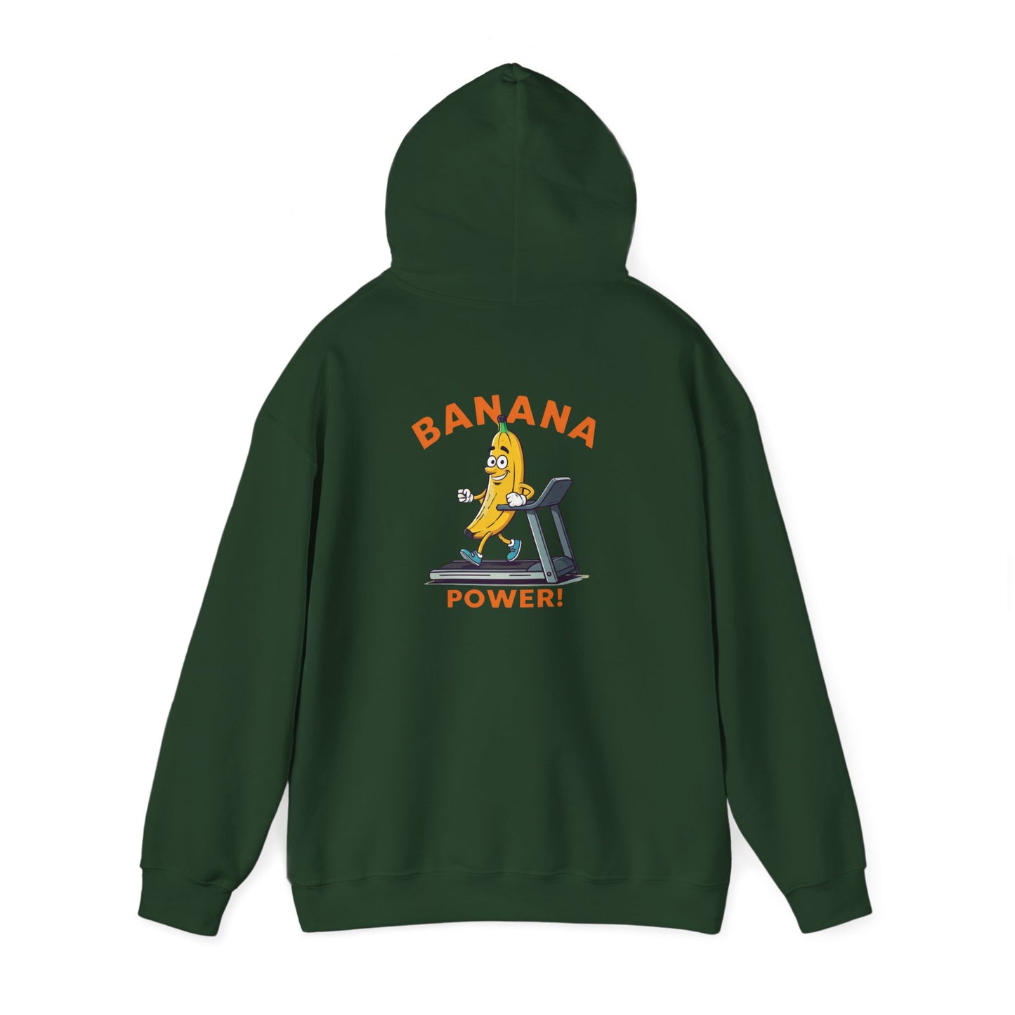 Banana Power! Hoodie - Stay Fit and Stylish with Our Funny Banana Workout Design. Perfect for Gym Rats and Fruit Lovers!