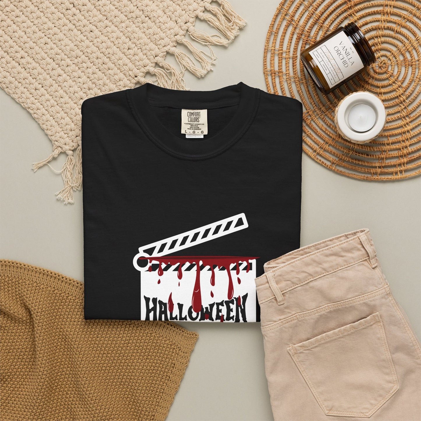 Ciak Halloween Unisex T-Shirt | Spooky Movie Clapperboard Tee