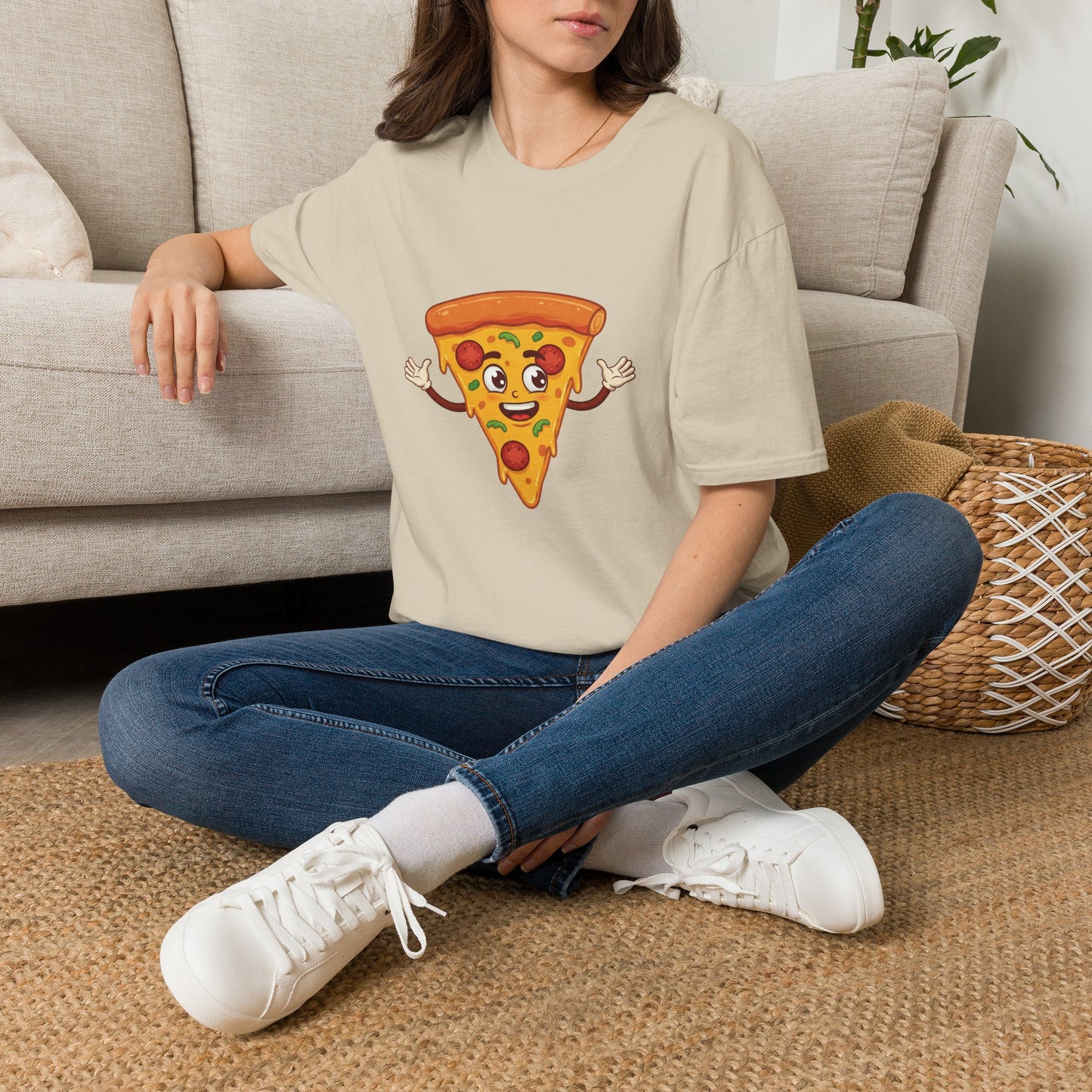 The Sunny Slider – Happy Pizza Dream Tee