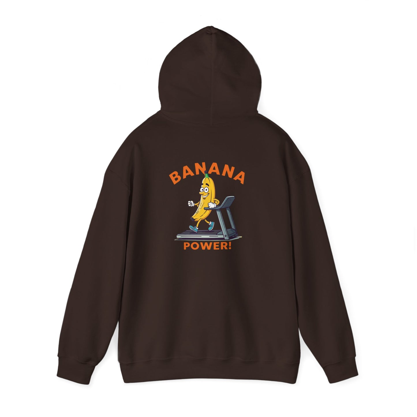 Banana Power! Hoodie - Stay Fit and Stylish with Our Funny Banana Workout Design. Perfect for Gym Rats and Fruit Lovers!