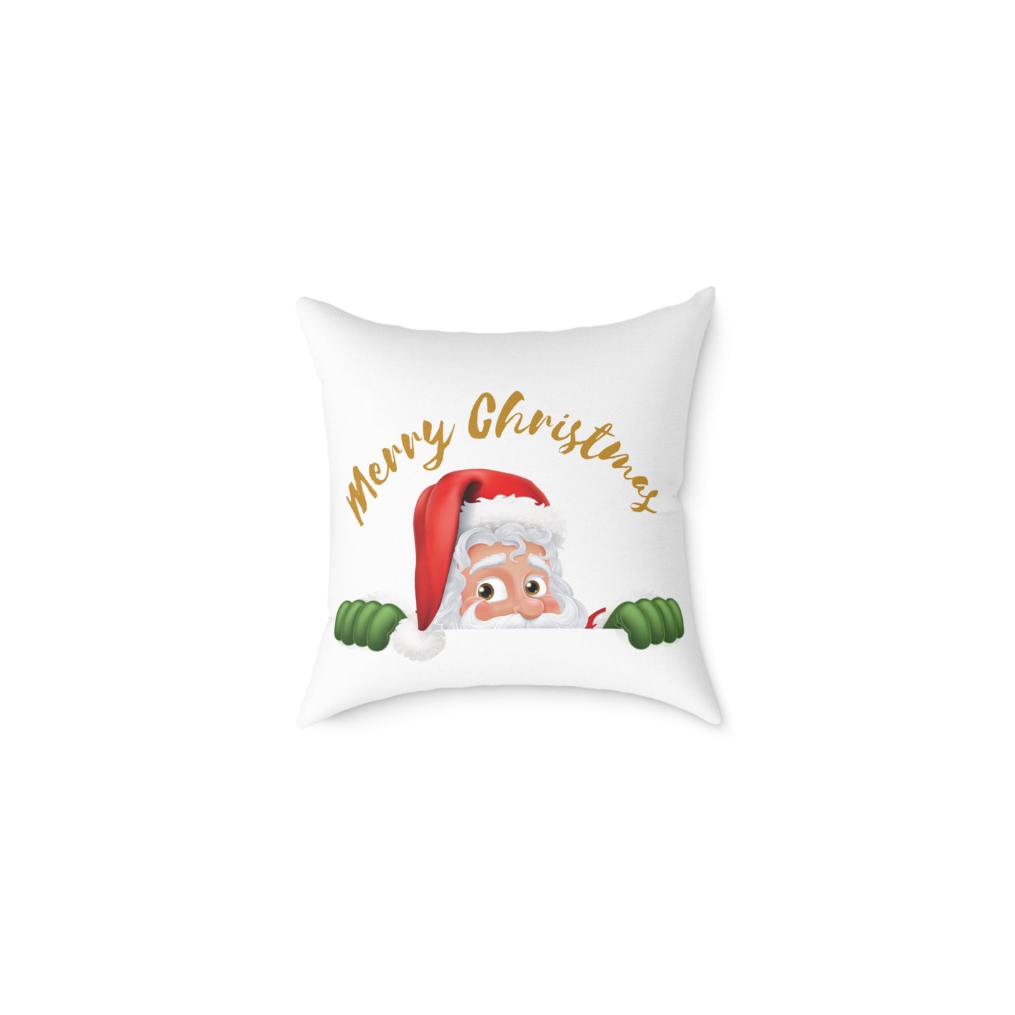 Peek-a-Boo Santa Christmas Throw Pillow Titolo Prodotto (H1 - Primary Keyword Focus)
