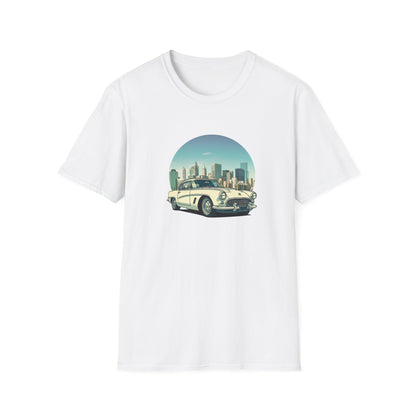 Chevrolet Corvette Unisex T-Shirt - American Legend of the 50s White