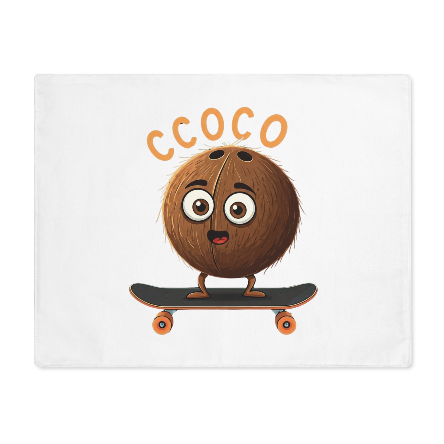 Coco the Coconut Cruiser: Fun Placemats for Tropical Vibes!