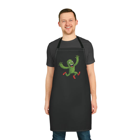Cactus with sunglasses - apron