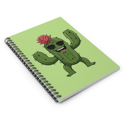 Cool Cactus Sunglasses Spiral Notebook | Unique Gift for Students