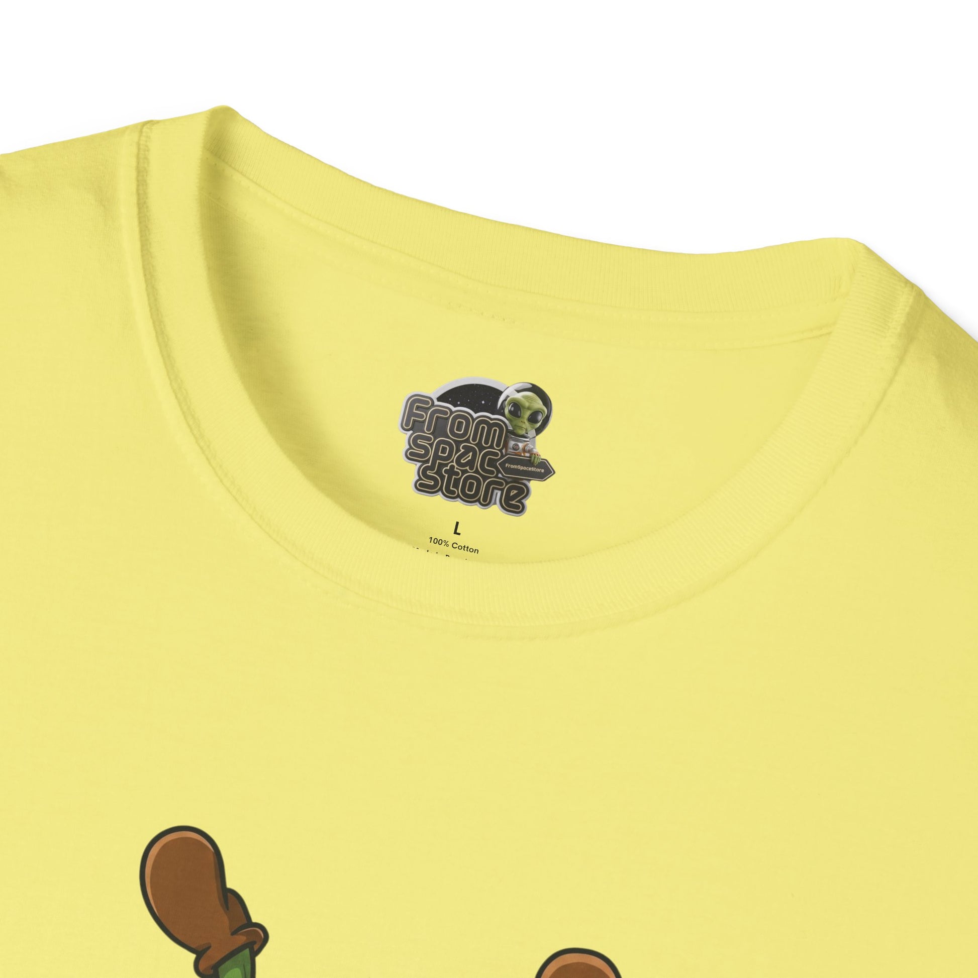 Shocked Cactus T-Shirt: Funky Upside-Down Cactus Tee | Organic Cotton Unisex Graphic Shirt