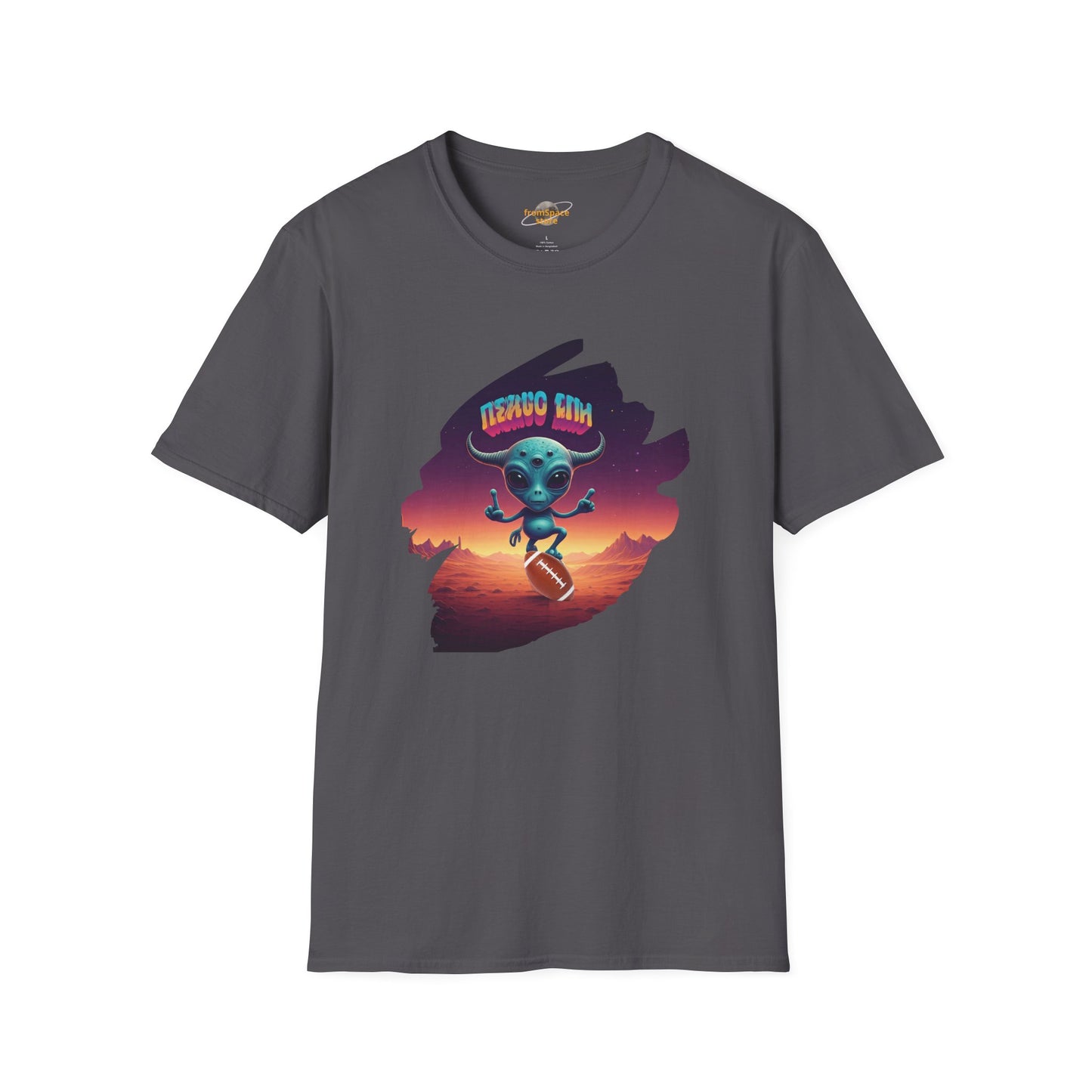 Headline: Get the "Alien Football Player" Unisex T-Shirt: The Ultimate UFO Vibes Tee