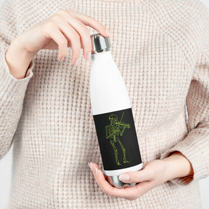 Skeleton Violinist Water Bottle | Fluo Gothic Music Gear