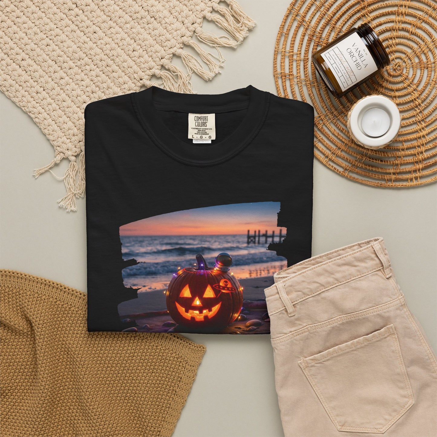 Halloween Cemetery Unisex T-Shirt | Spooky Graveyard Tee