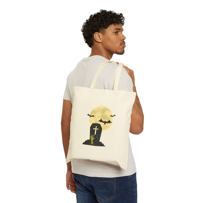 Graveyard Haunt: The Halloween Cemetery Tote Bag