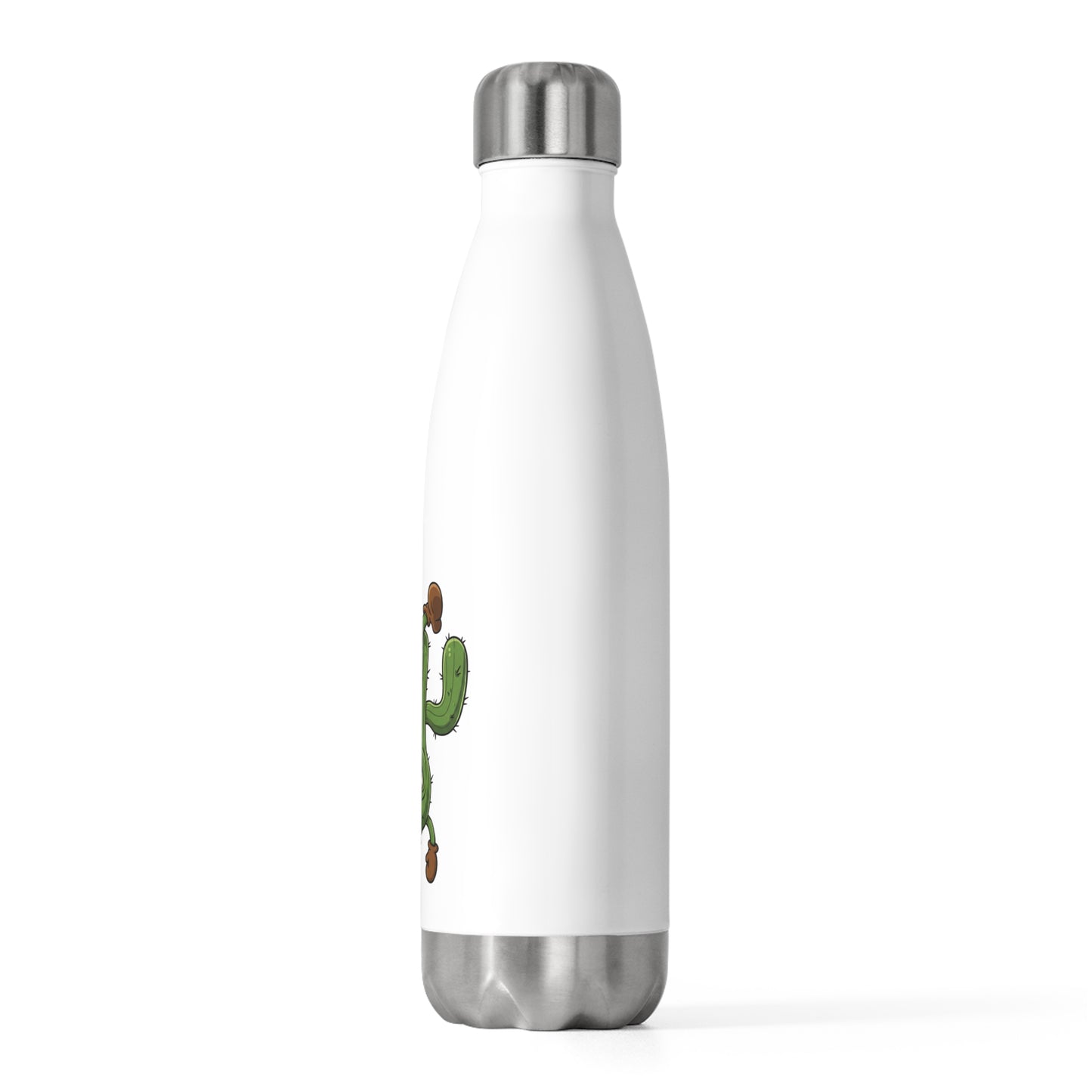 Shocked Cactus Mania Water Bottle - Fun & Eco-Friendly Stainless Steel 20oz