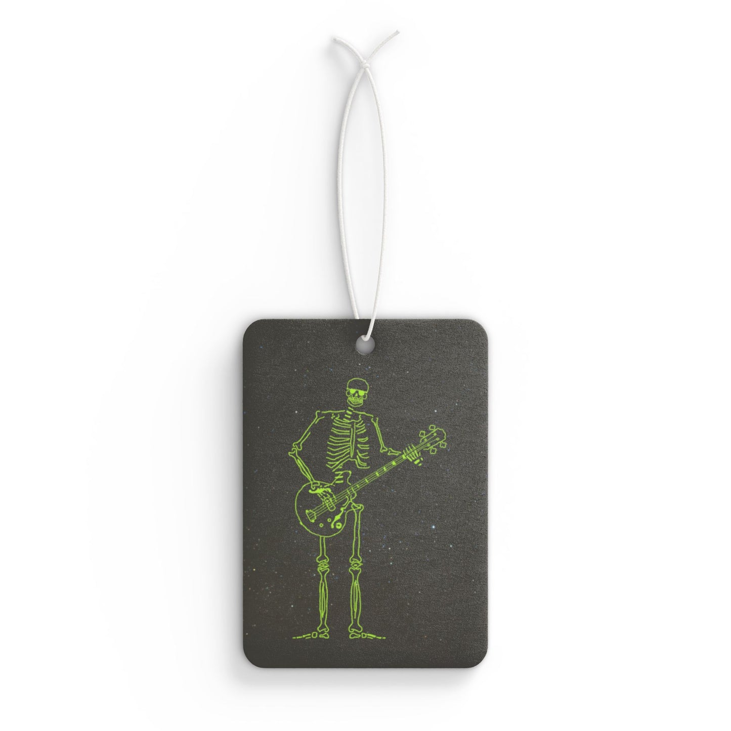 Metal Skeleton Fluo Guitar Bass Pllayer Car Air Freshener -  Power Car Freshener: Fresh Scent, Long-Lasting Fragrance, Funny Design