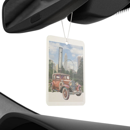 1930s Atlanta Vintage Car Air Freshener | Art Deco Sedan