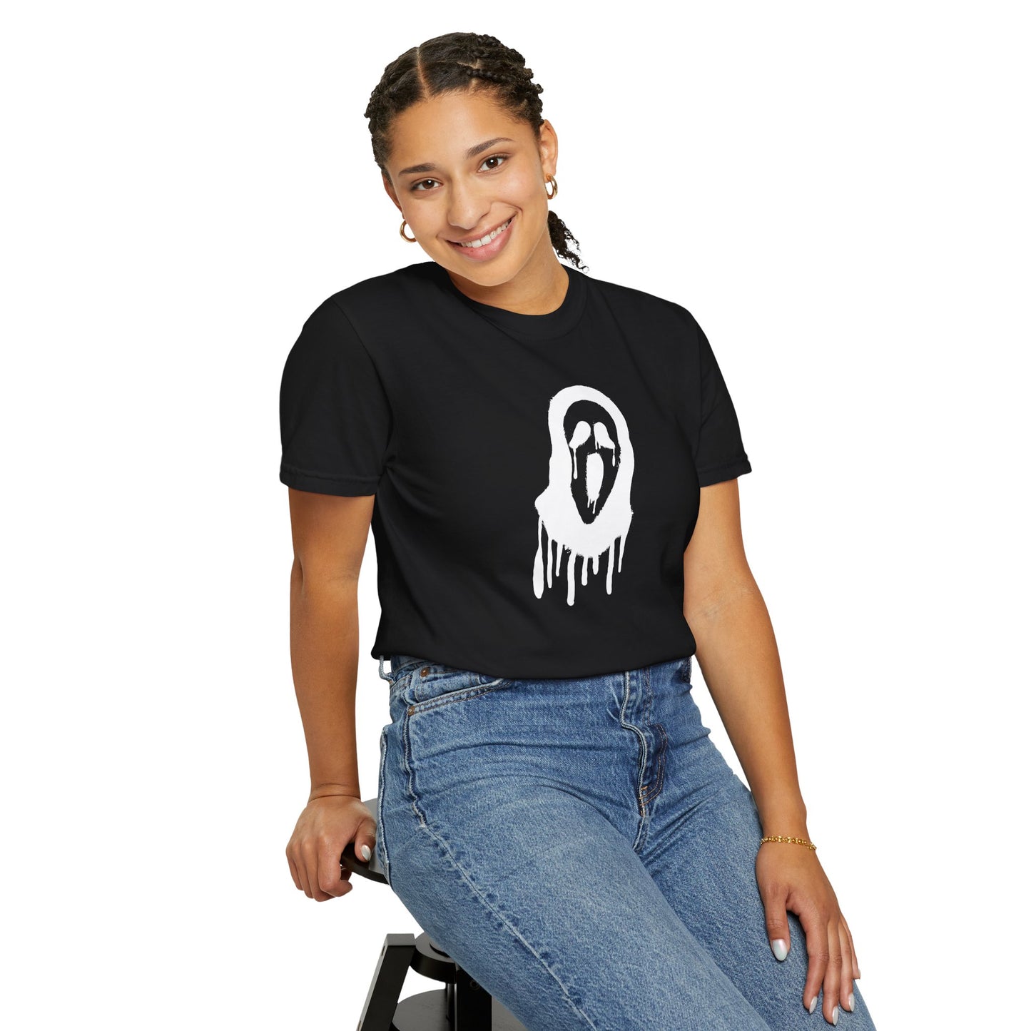 Halloween Scream Unisex T-Shirt | Spooky Ghost Mask Tee
