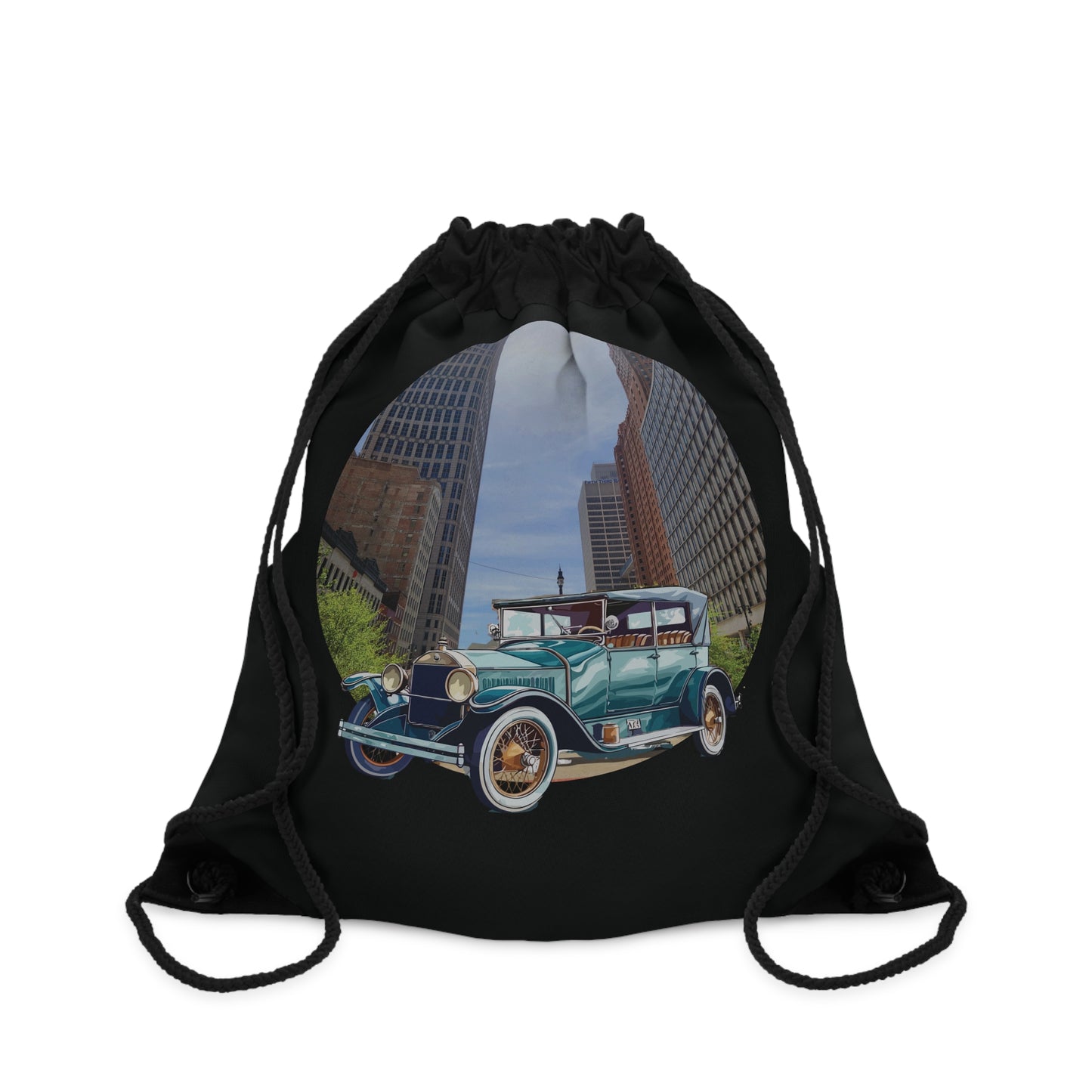 Buick Doctor Coupe 1920s Drawstring Bag: Vintage Car & Roaring Twenties Cinema Style