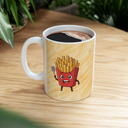 The Crispy Commander | Street Foods Fries Ceramic Mug