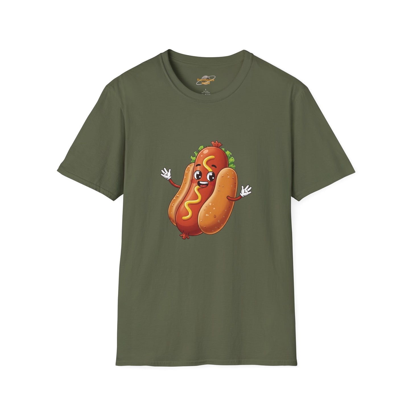 The Mustard Maestro – Classic Hotdog Graphic Tee