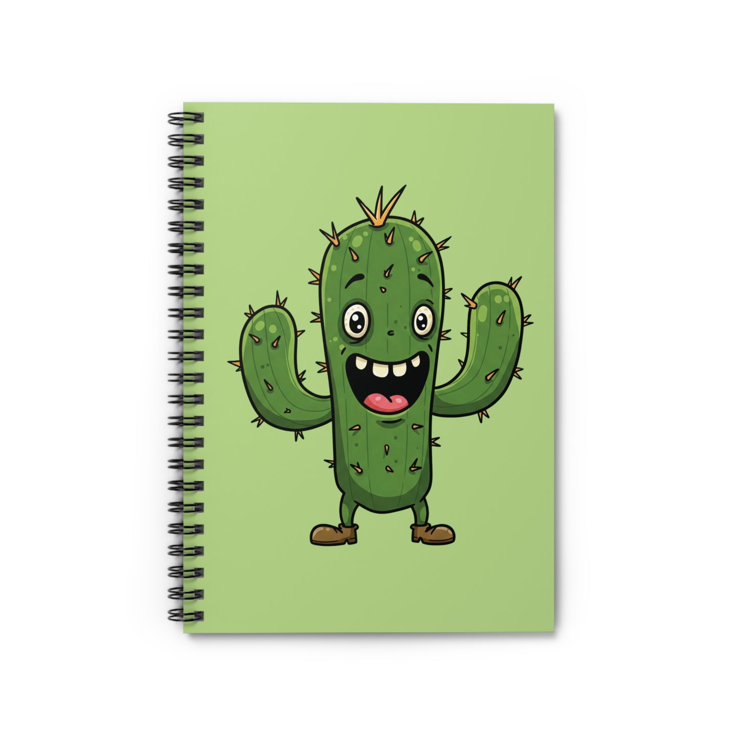 Joyfull Cactus Spiral Notebook | Cute Plant Lover Journal & Succulent Gift Idea