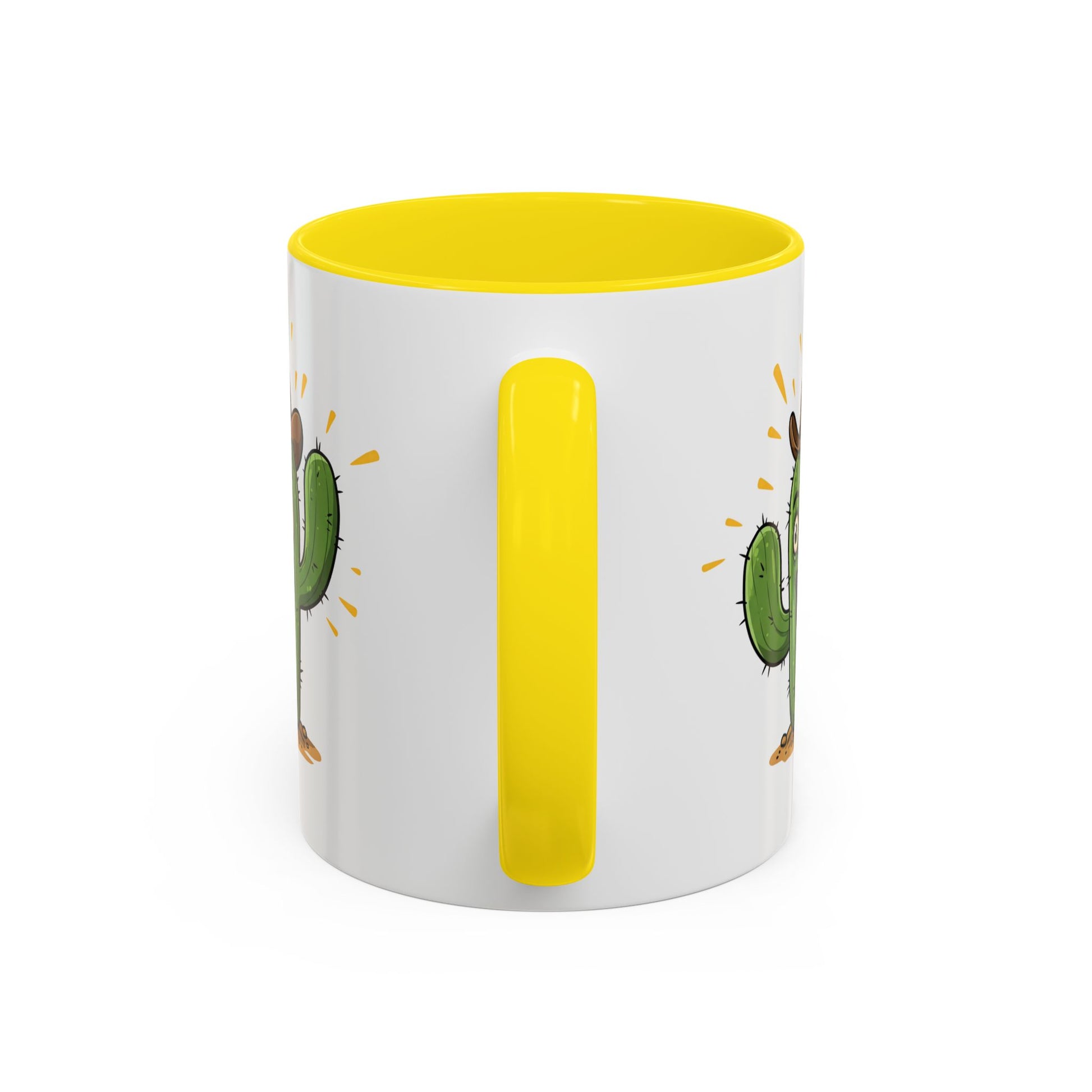Cactus Mania Cowboy Cactus Mug - Fun & Durable Ceramic Cup for Cactus Lovers